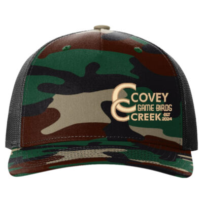 Embroidered Printed 5-Panel 112 - Trucker Cap Thumbnail